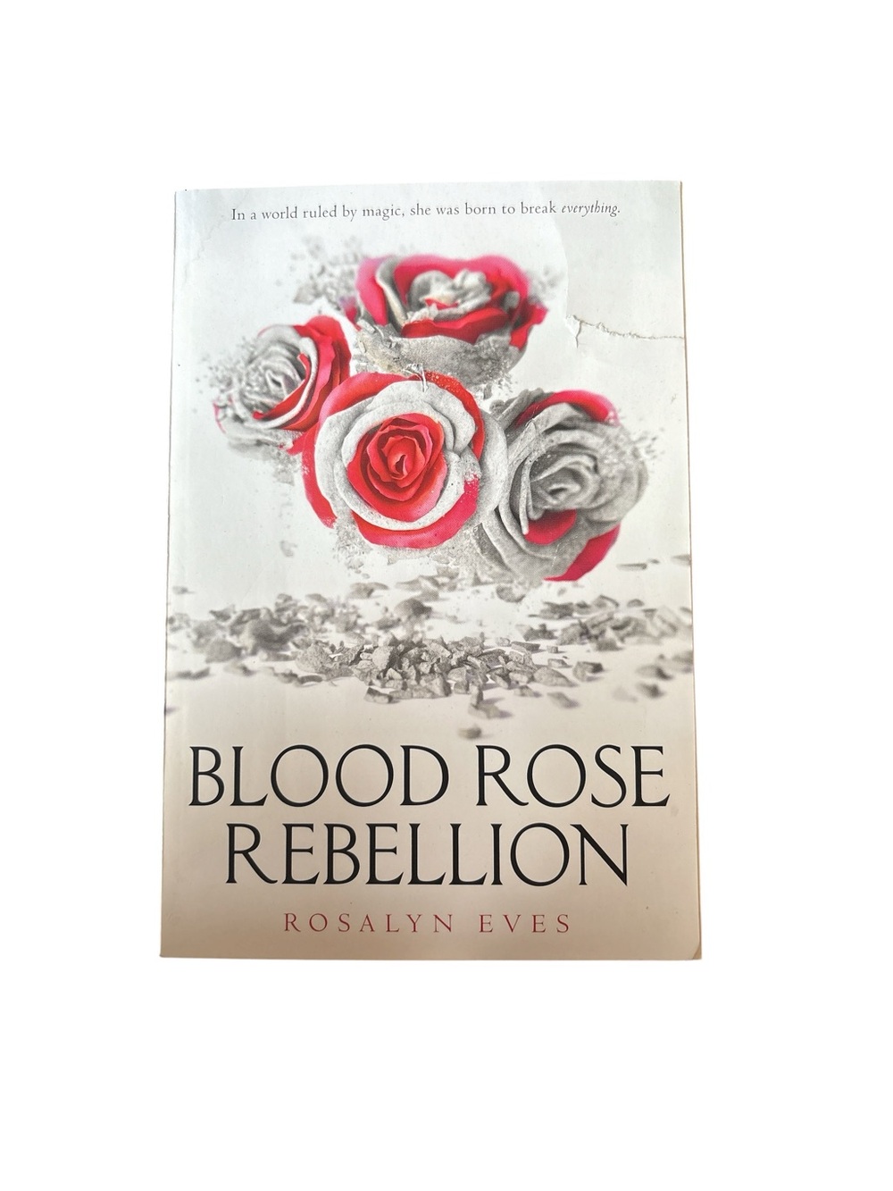 3/$20 Blood Rose Rebellion by Rosalyn Eves - White & Red Paperback